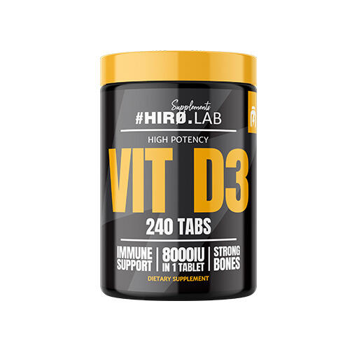 Hiro Lab Vitamin D3 8000IU 240 Tabs