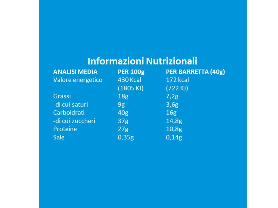Integratore alimentare - BARRETTA VEGAN PROTEICA CACAO COCCO - 40g 2/5