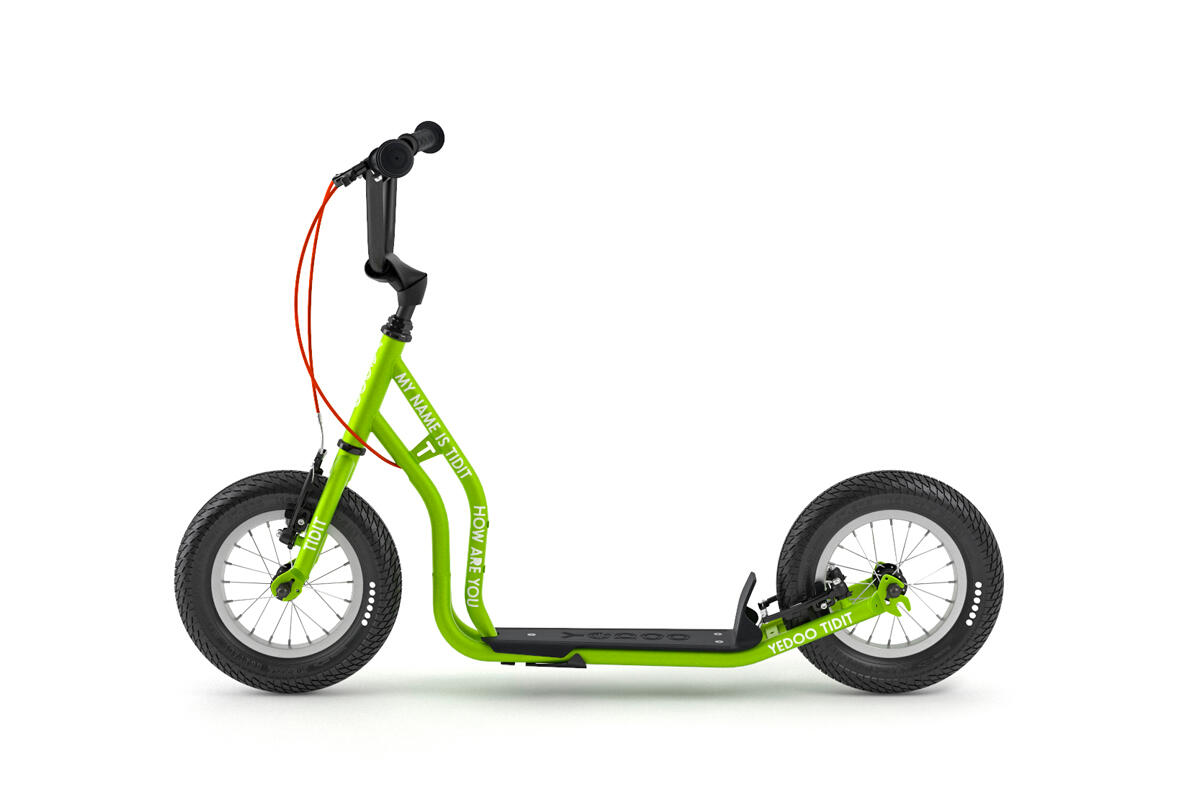 Patinete Yedoo Tidit para niños de 5 años, con ruedas neumáticas 12"/12" 4/7