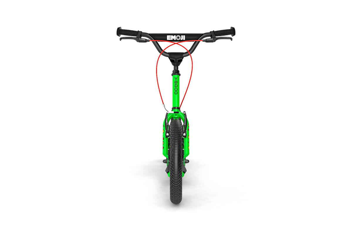 Scooter mit Lufträder  Wzoom Emoji  Grün 3/7