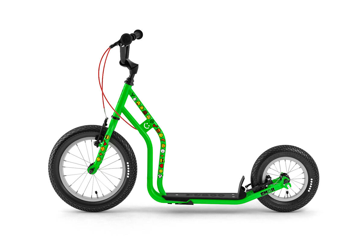 Scooter mit Lufträder  Wzoom Emoji  Grün 4/7
