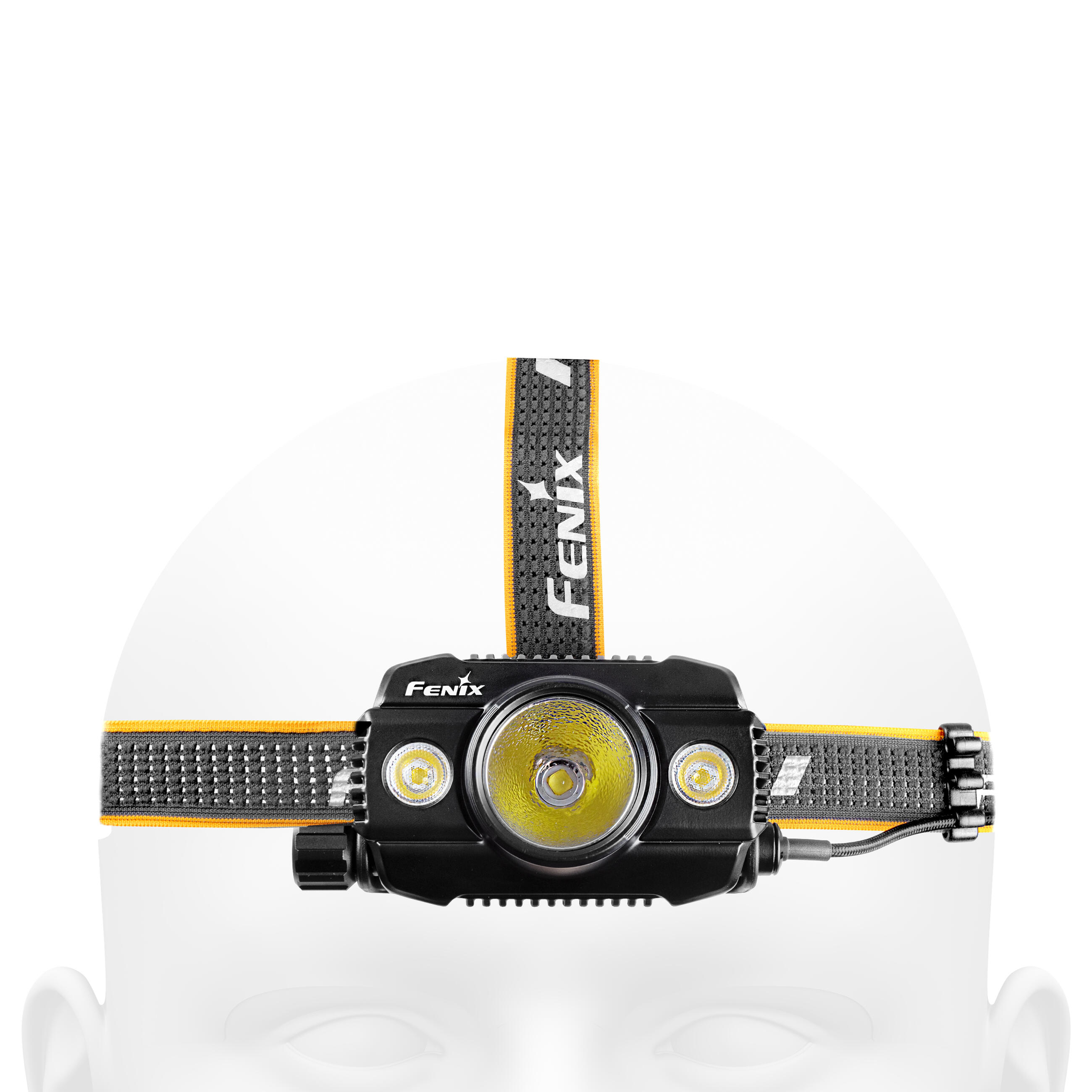 Latarka diodowa Fenix HP30R V2.0 - czołówka czarna 2/6