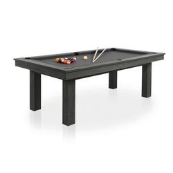 BILLARD LAFITE ANTHRACITE - DRAP ROUGE AVEC PLATEAUX TABLE