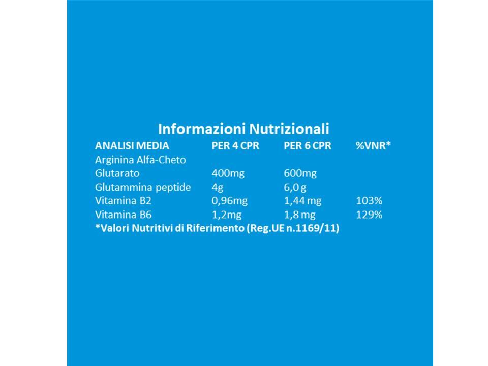 Integratore alimentare - GLUTAMMINA EVOLUTION - 120 cpr 4/5