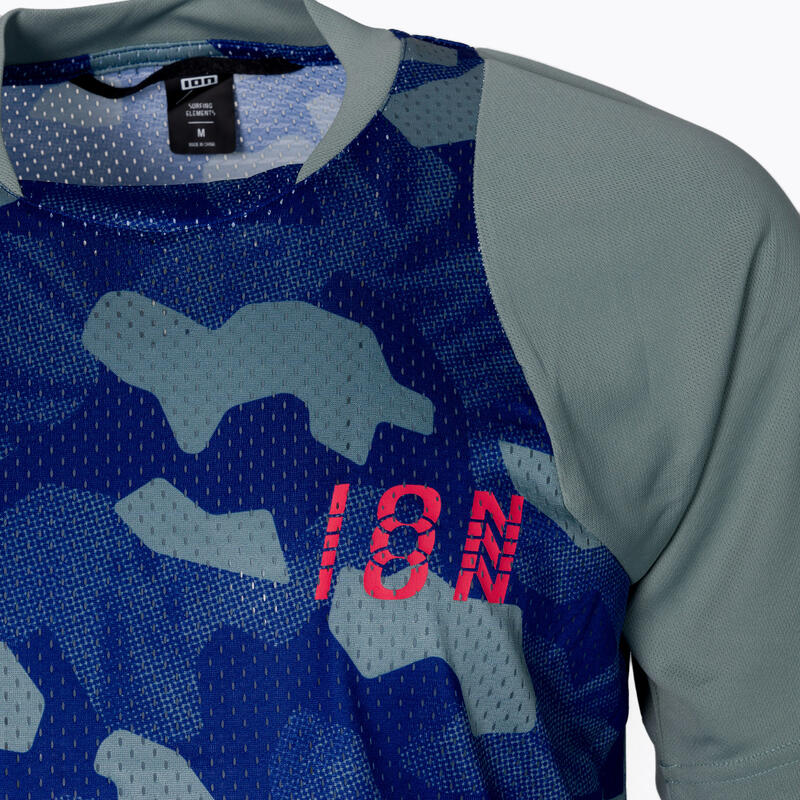 Tricou de ciclism pentru bărbați ION Scrub tidal green