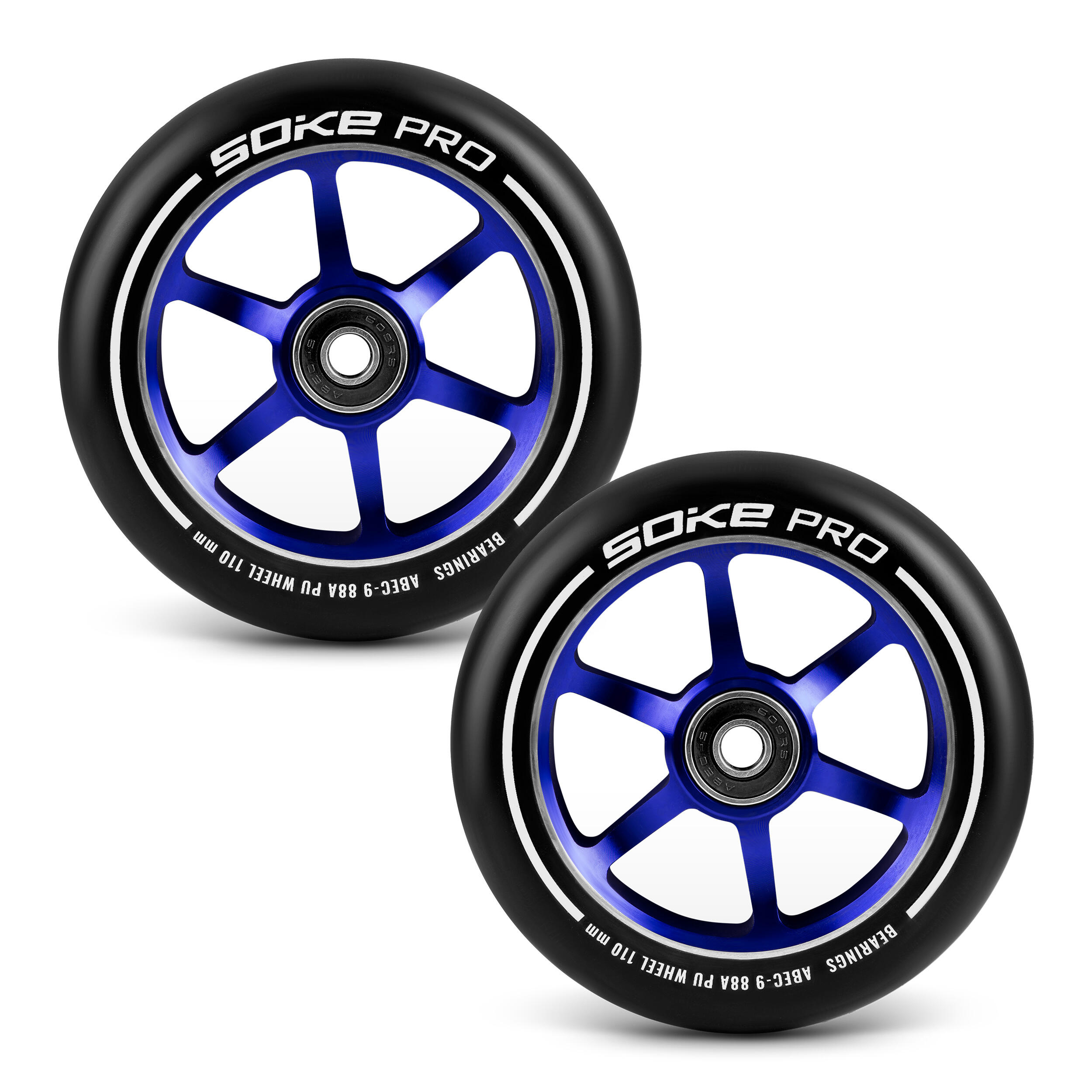 Rueda Patinete 110 mm Soke 2 Unidades azul 2/6