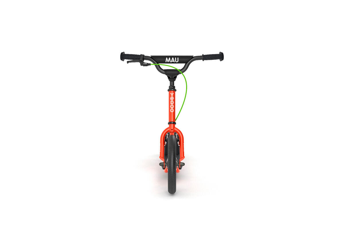 Scooter mit Lufträder  Mau  Rot 3/7