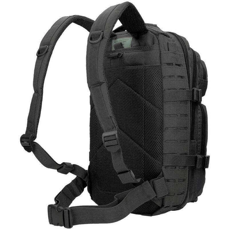 MOCHILA TÁTICA MILITAR MIL-TEC Preta Corte Laser 20L 4/5