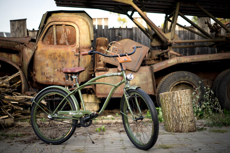 Rower beach cruiser miejski męski U.S. Army 4/5