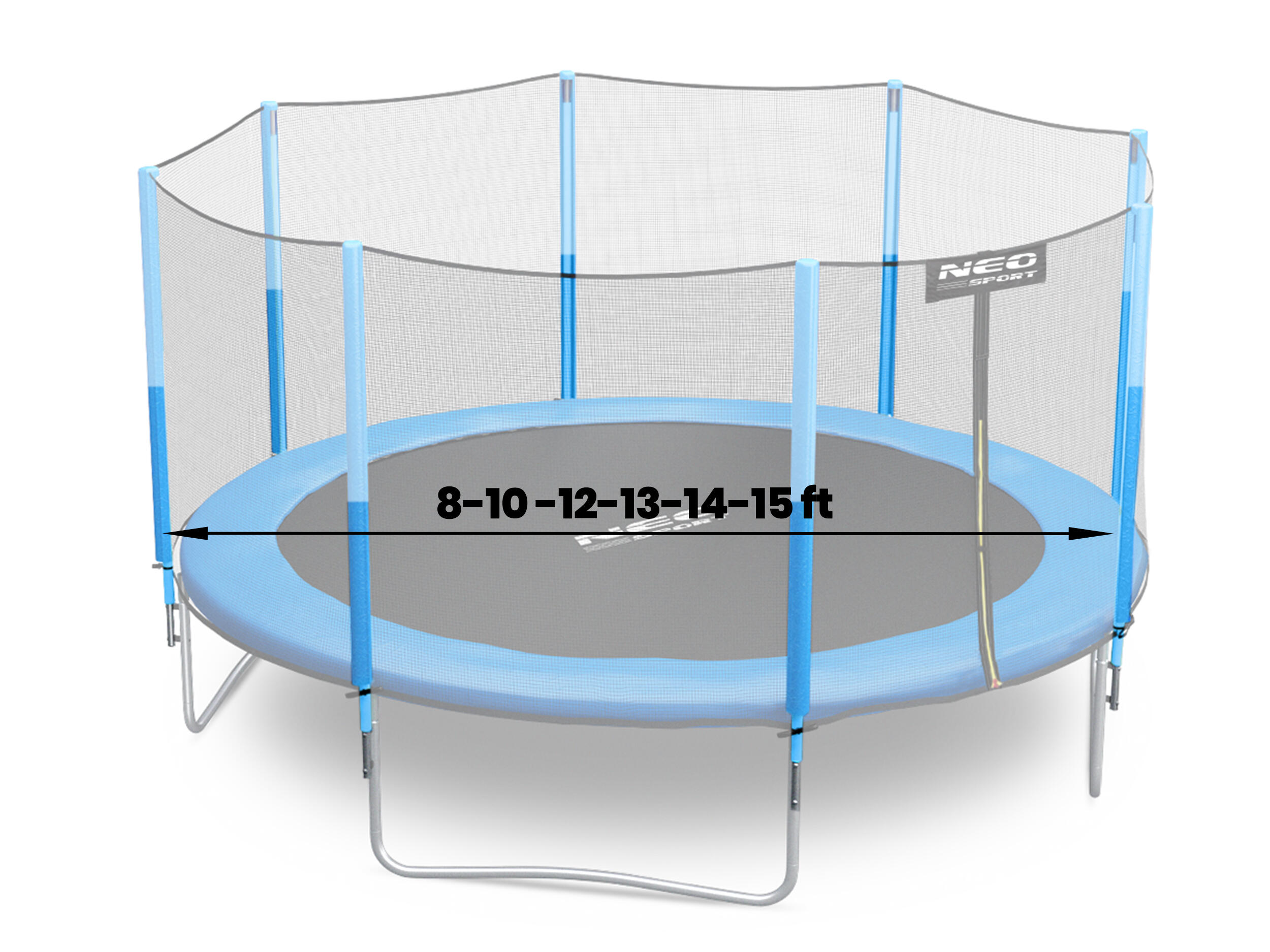 Słupek dolny z pianką do trampolin Neo-sport 8-15 ft 3/4