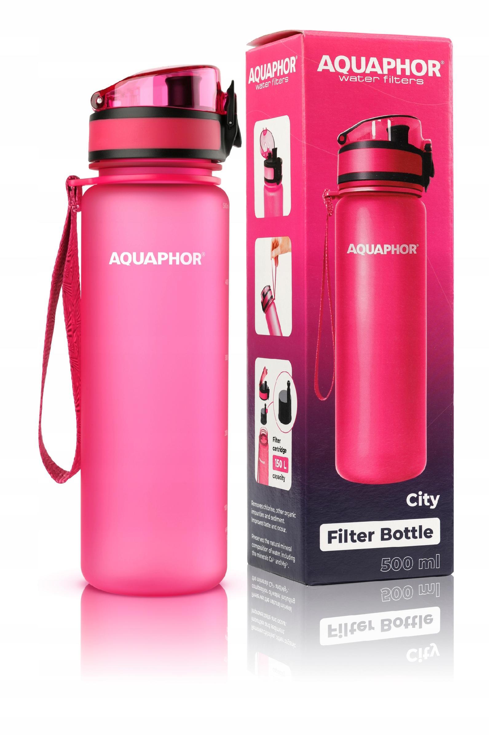 Butelka filtrująca turystyczna Aquaphor City 500 ml + 3 filtry 5/5