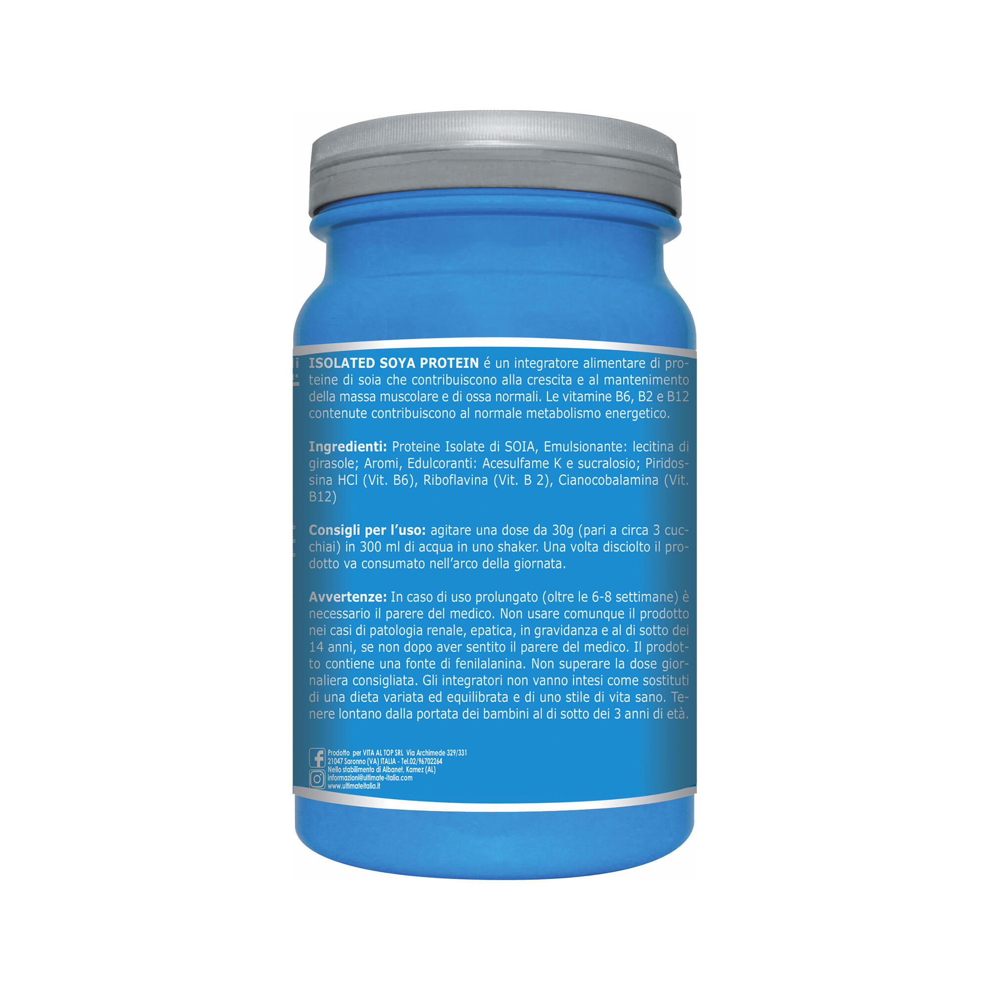 Integratore alimentare - ISOLATED SOYA PROTEIN VANIGLIA - 750g 2/5