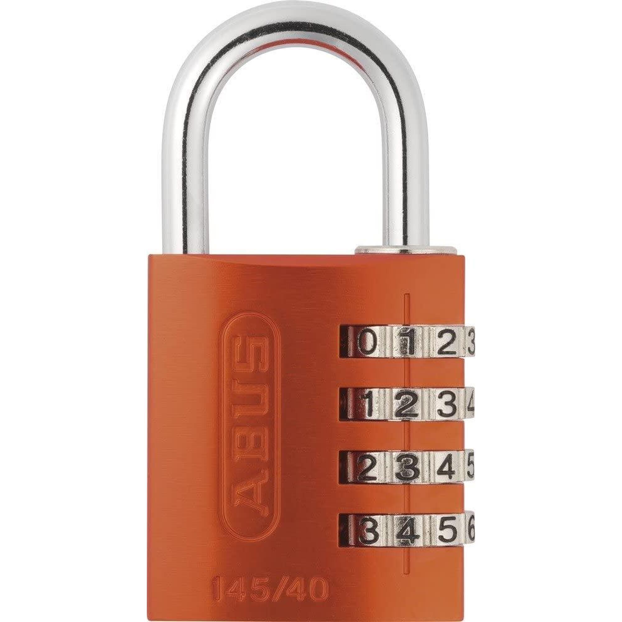 Abus - Abus Cadenas Antivol À Combinaison 3 Chiffres - 145 / 40 Mm - Cadenas - Gris|orange - Taille Unique - Decathlon