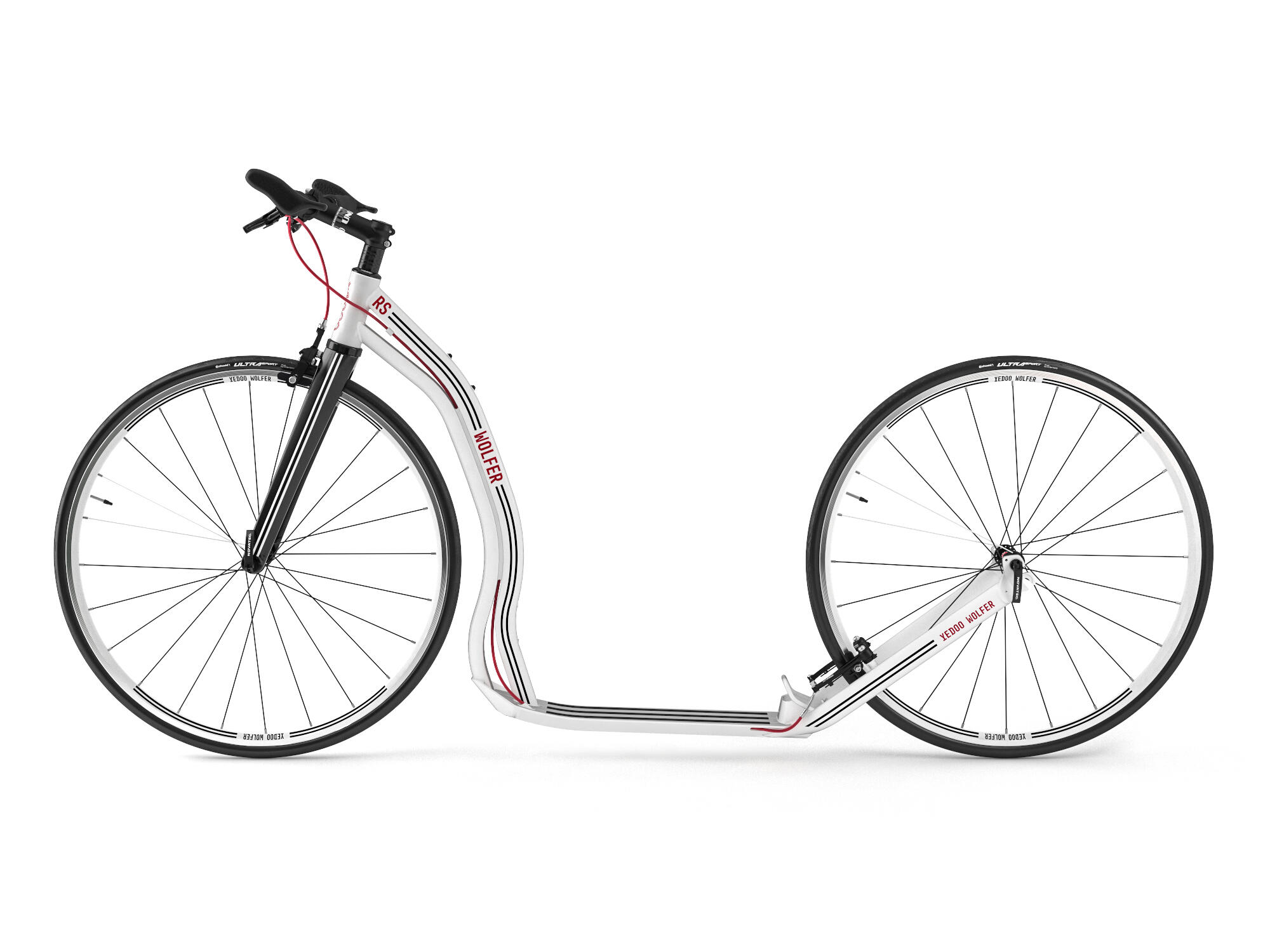 Monopattino Yedoo Wolfer RS con ruote pneumatiche da 28“/28” 4/7