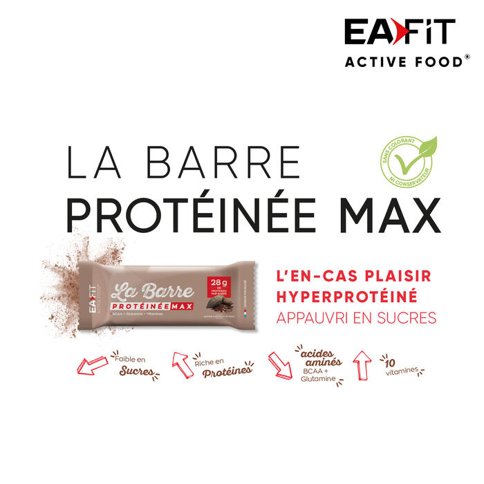 EAFIT La barre protéinée max - Chocolat - Boîte de 16 barres 5/7