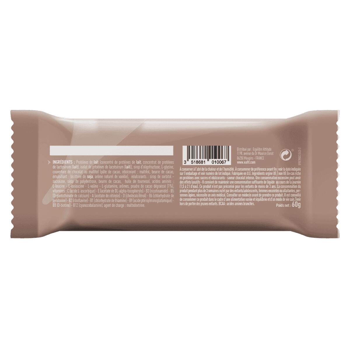 EAFIT La barre protéinée max - Chocolat - Boîte de 16 barres 4/7