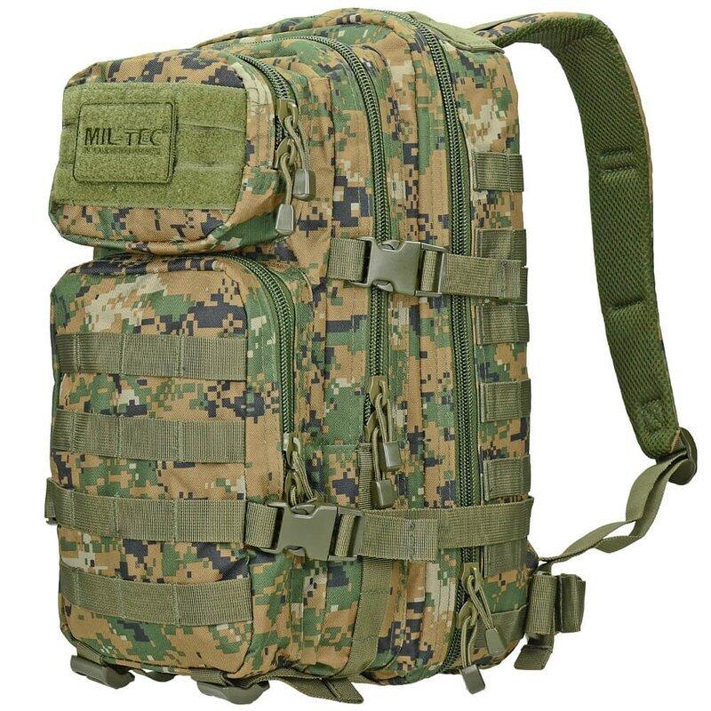 Mil-Tec MOLLE US Assault Pack Small Digital Woodland 3/5