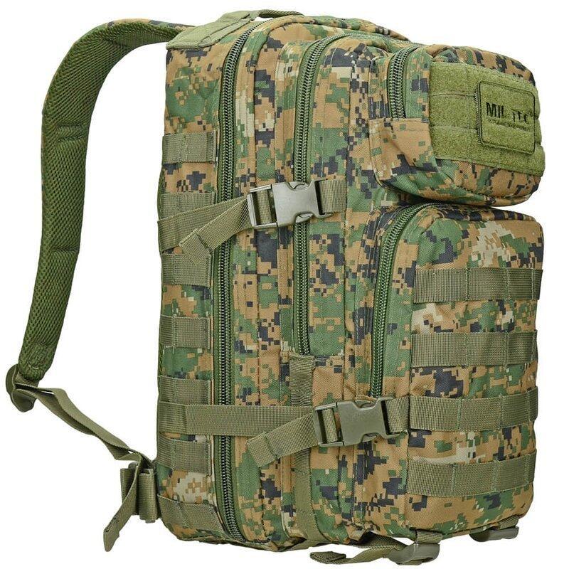 Mil-Tec MOLLE US Assault Pack Small Digital Woodland 2/5