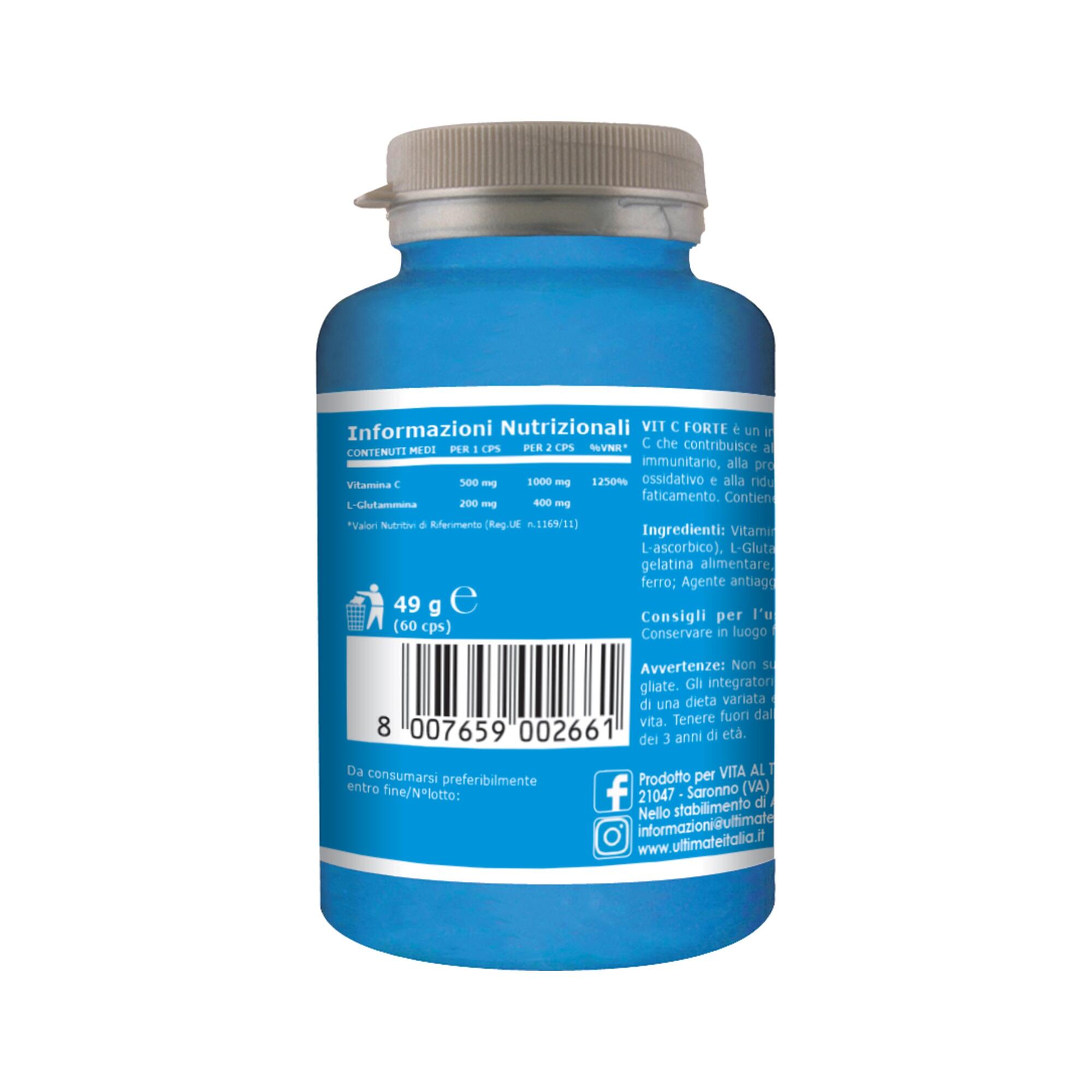 Integratore alimentare - VIT. C STRONG - 60 cps 3/7