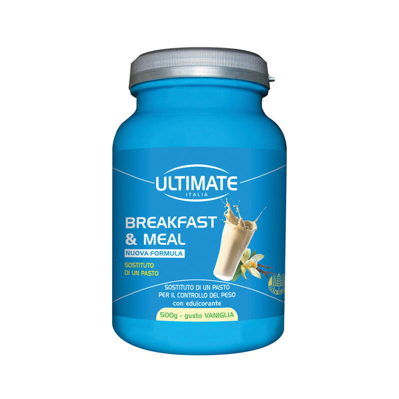 ULTIMATE ITALIA Integratore alimentare - BREAKFAST & MEAL VANIGLIA - 500g