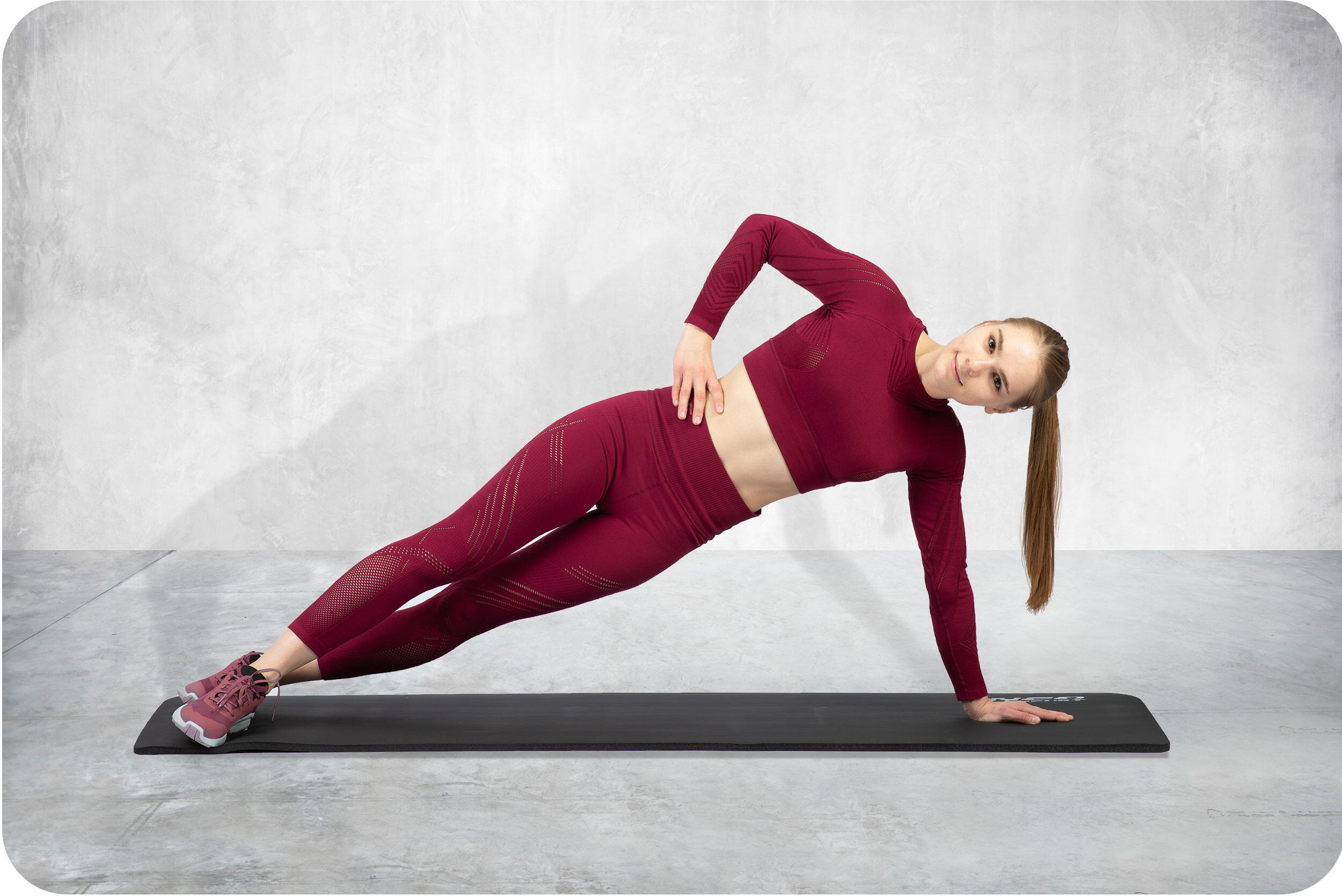 Esterilla de pilates yoga Neo-Sport Negro 4/7