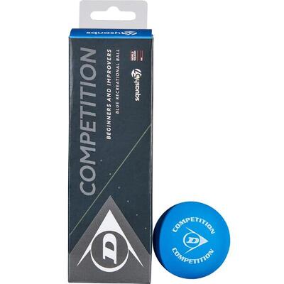 Palla da squash Dunlop Competition 3 Ball Box