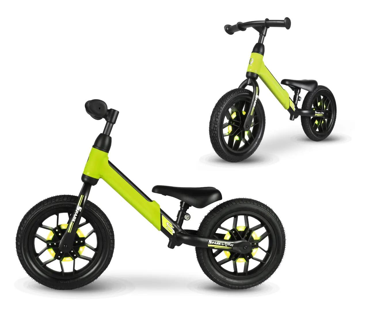 Balance bike QPlay Spark Verde 4/4