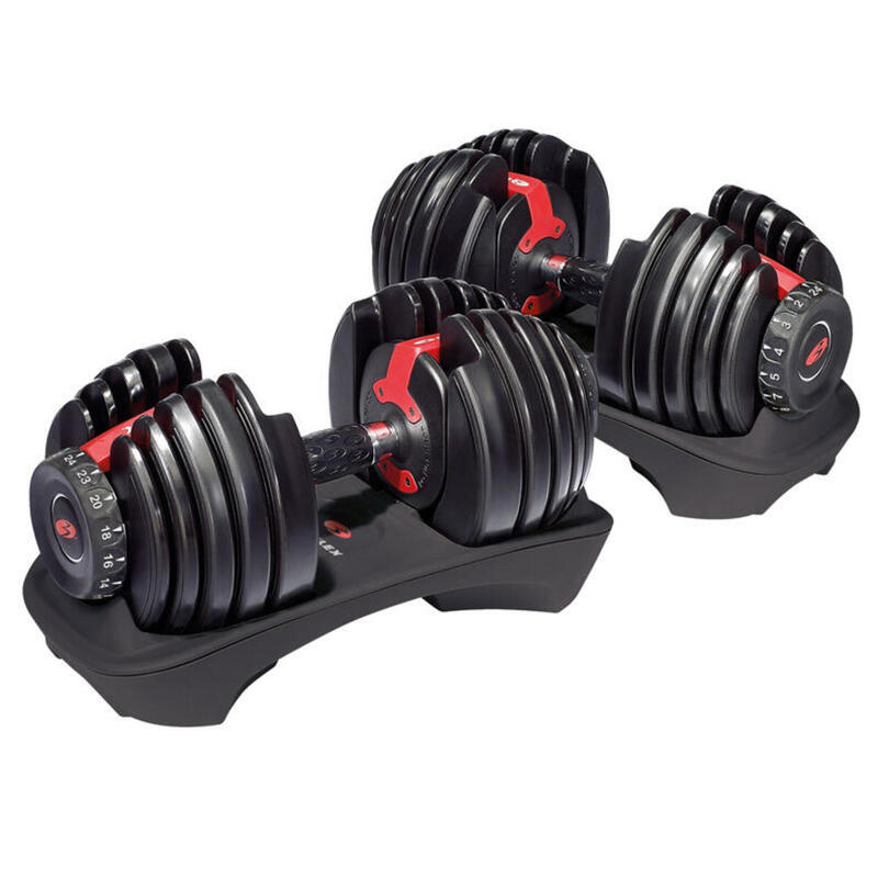 Bowflex 552i - Mancuernas ajustables de 2 kg hasta 24 kg, negro :  : Deportes y aire libre