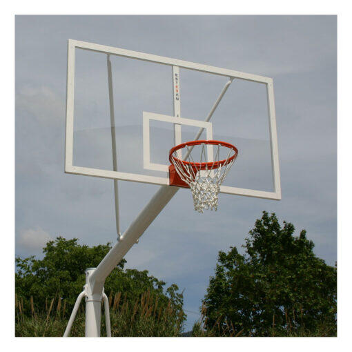 Canasta baloncesto fija tablero metacrilato extensión 165 cm