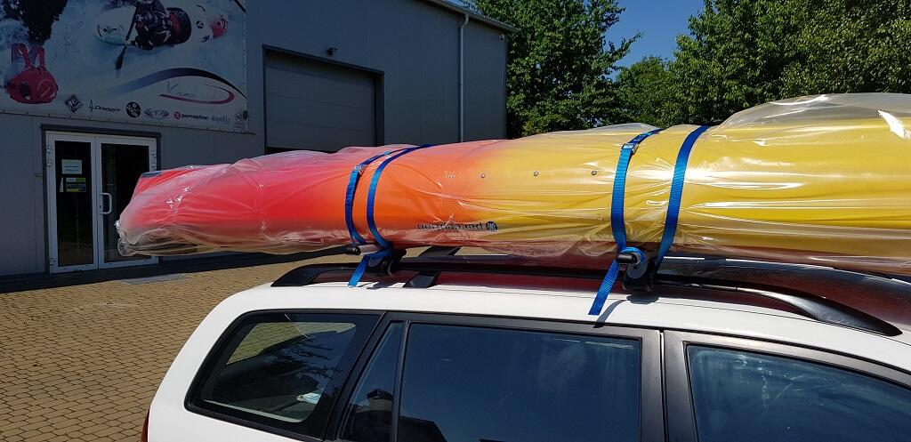 PASY TRANSPORTOWE SAMOZACISKOWE DO ZABEZPIECZENIA KAJAKA SCORPIO KAYAK 3,5M 5/5