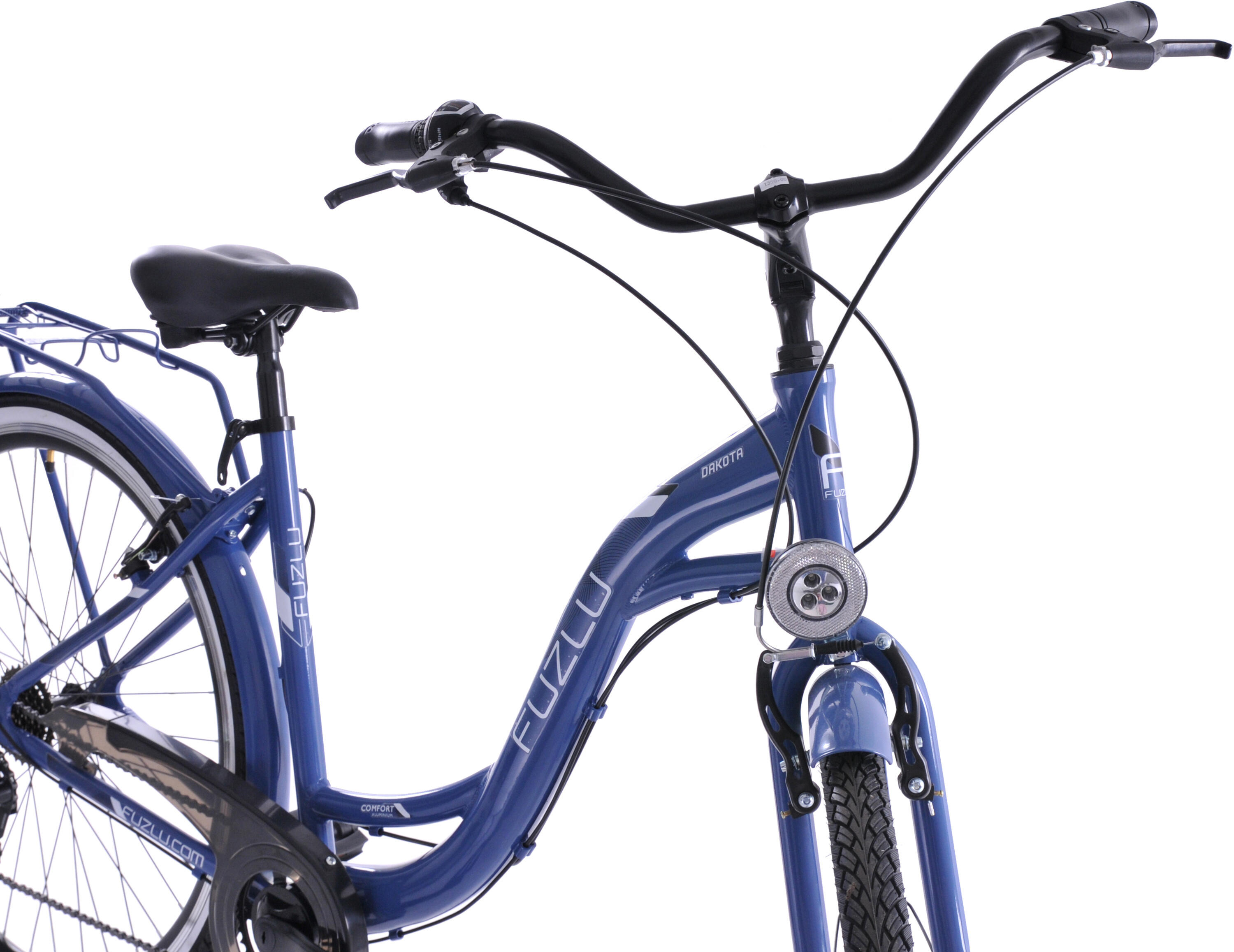 Rower miejski 28 Fuzlu Dakota 7s alum. wrzosowy (17") 3/3