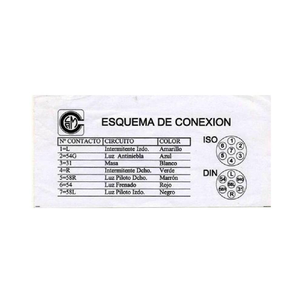 Adaptador eléctrico para remolque o caravana 3/3