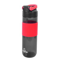 700ml Water Bottle with Straw, Peach