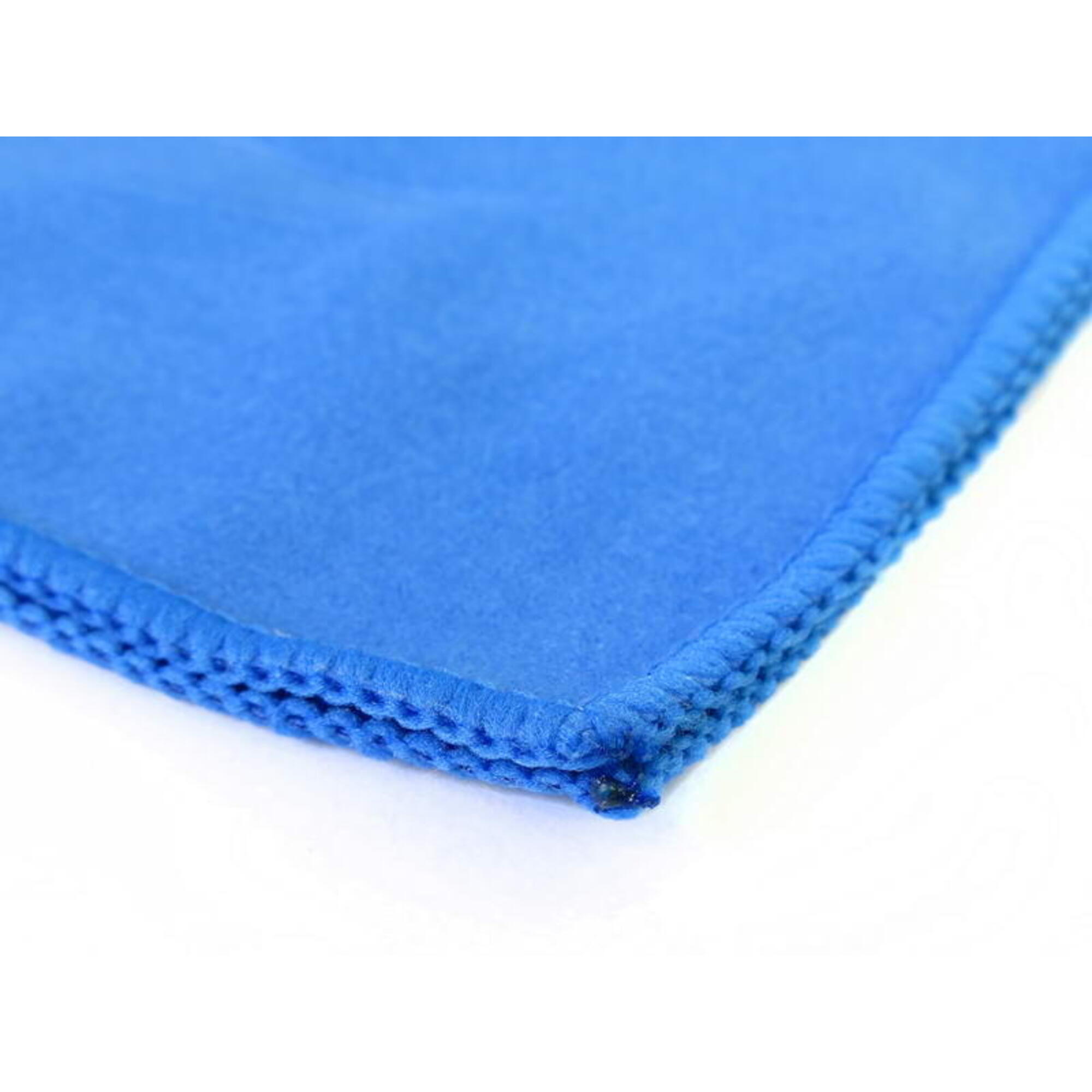 微纖吸水毛巾, 藍色