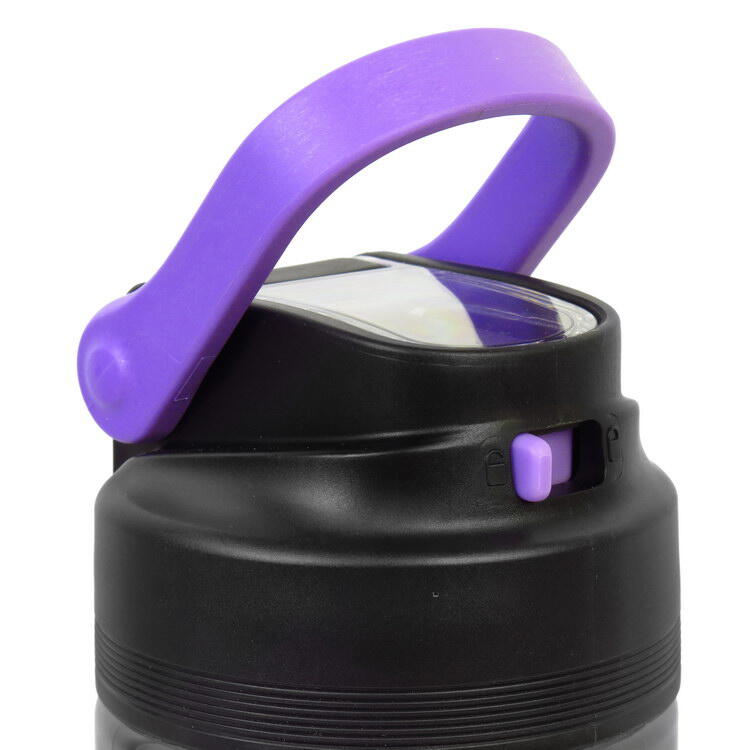 GOMA 700ml 水樽連吸管, 紫色