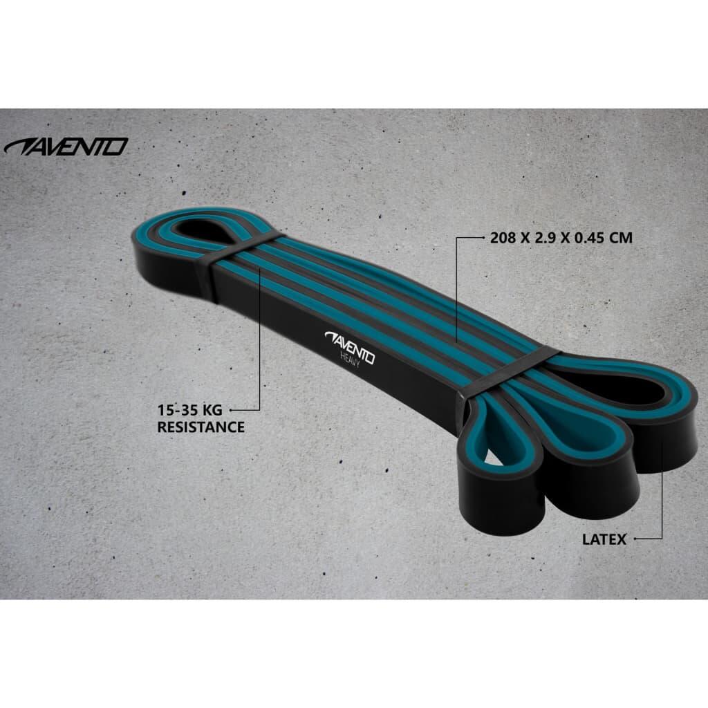 Avento Bande de puissance de fitness Latex Dure 3/4
