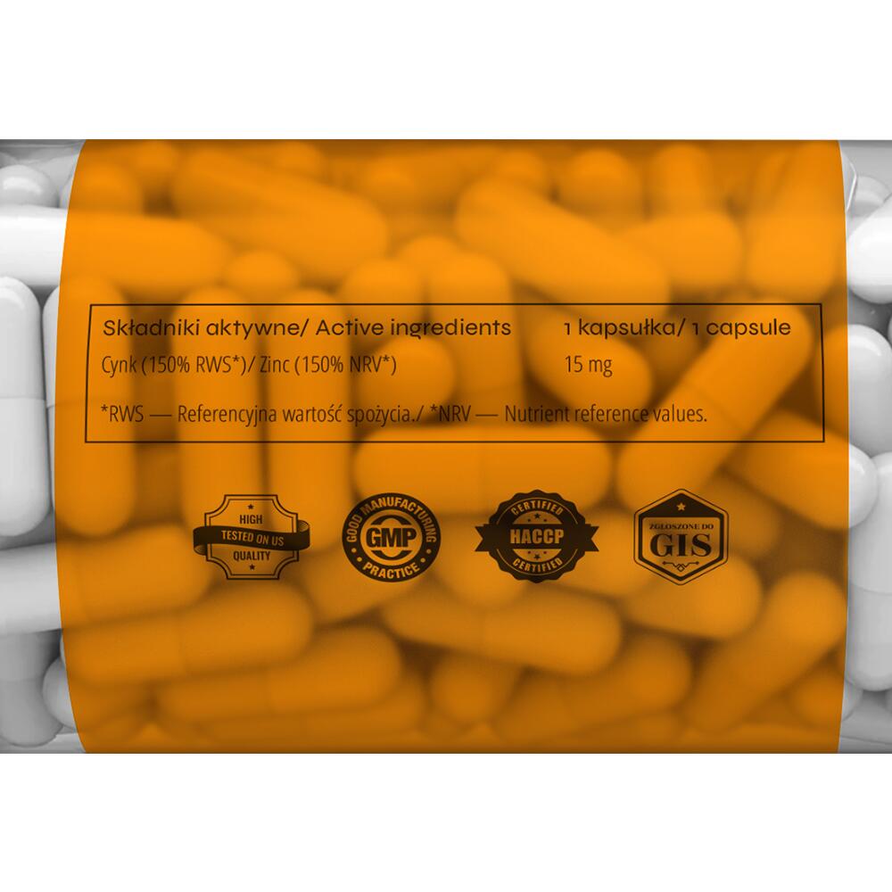 nowmax® Zinc 15mg 100 kaps 2/2
