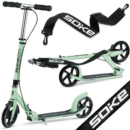 Trottinette scooter - City vert adulte