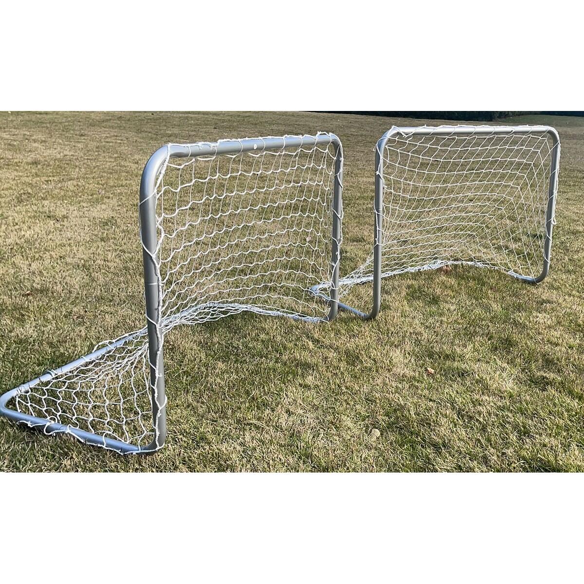 Zestaw 2 bramek do piłki nożnej z siatką 78x56x45cm Enero 3/7