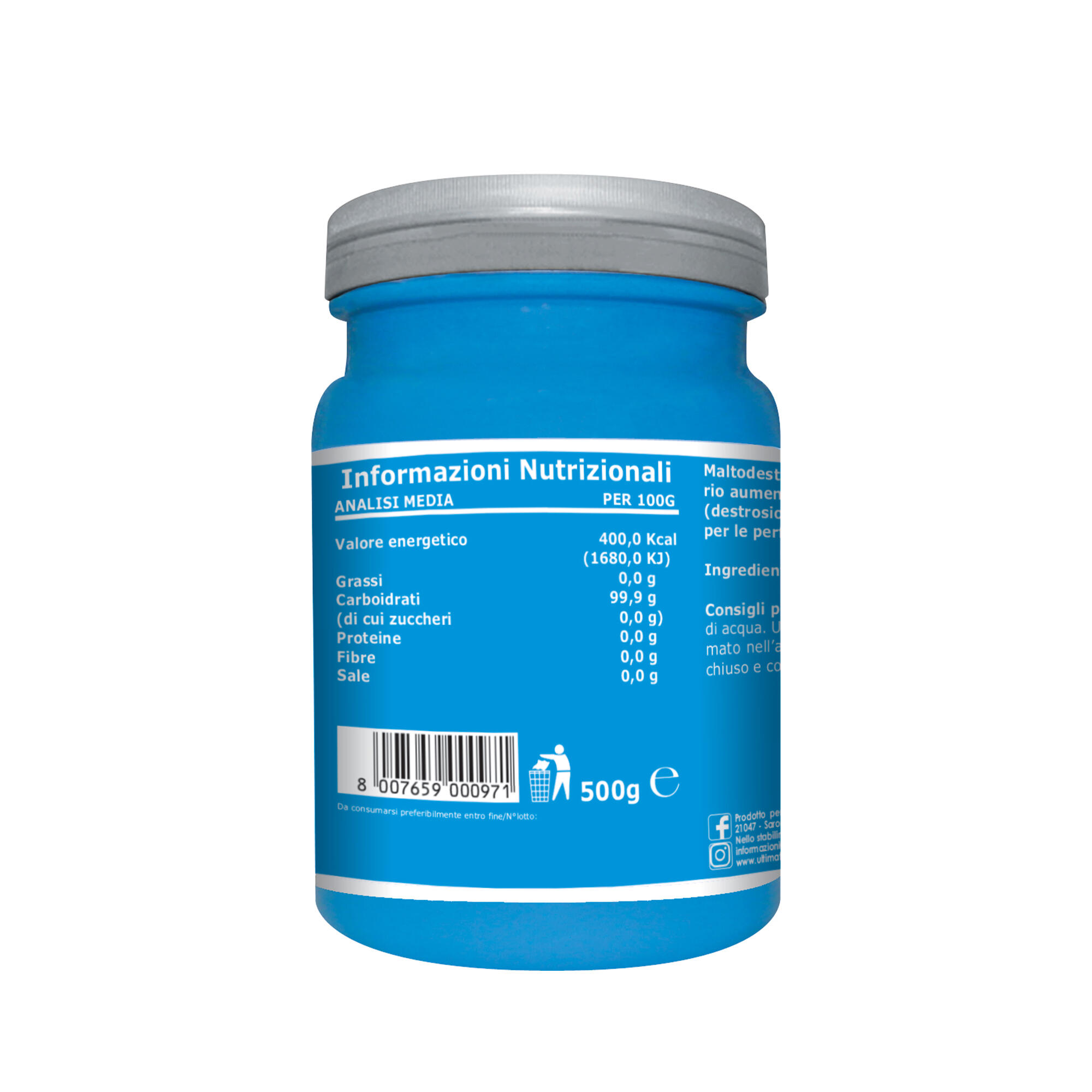 Integratore alimentare - 100% MALTODEX - 500g 3/6