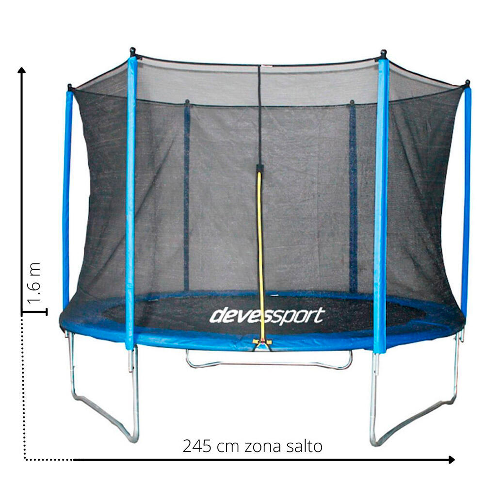 Cama Elástica Combo 245 cm con Red 2/2