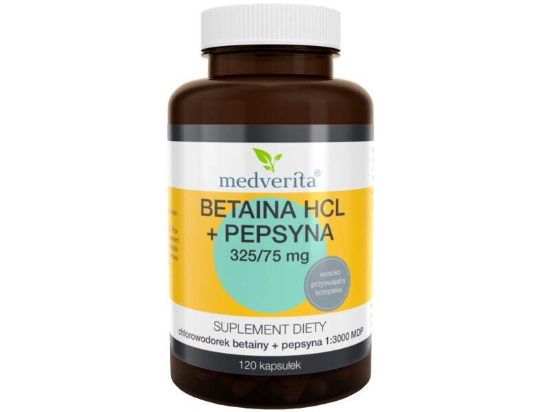 Betaina + Pepsyna MEDVERITA 120 kaps