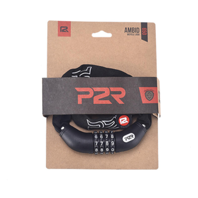 Zapięcie rowerowe stalowe P2R 4x650mm łańcuch