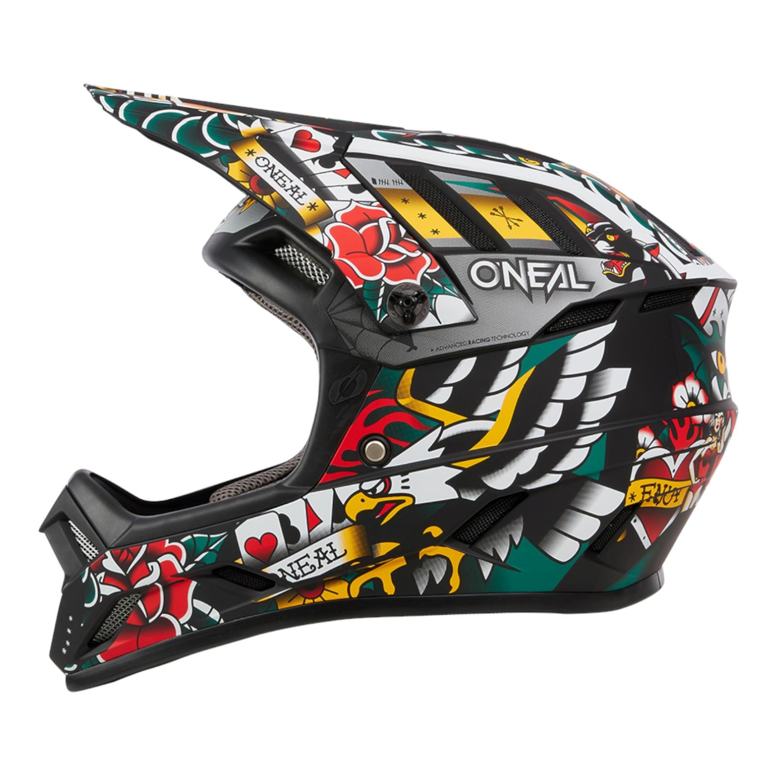 O'Neal Backflip Inked Integral Helmet Multicolour 4/6