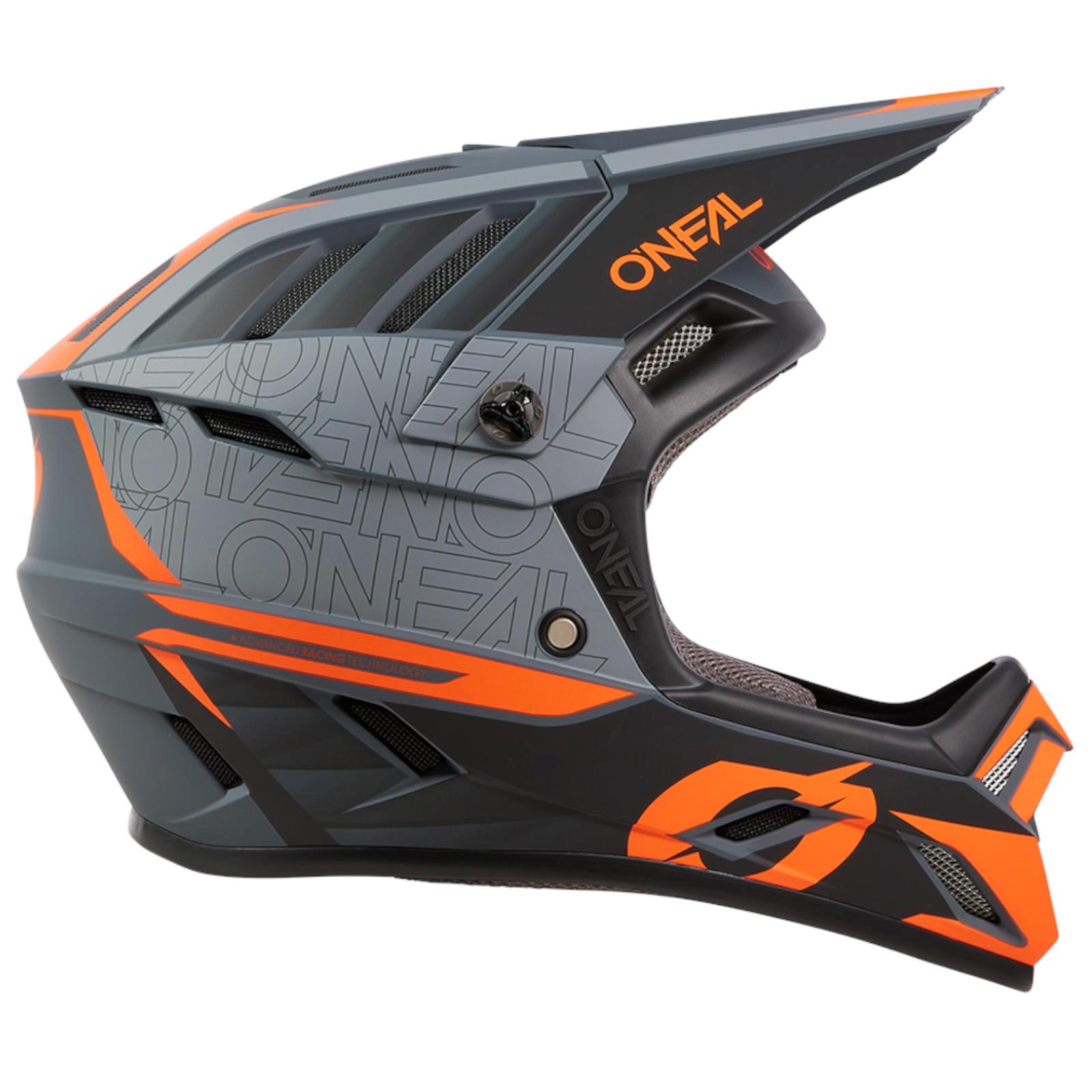 Capacete integral O'Neal Backflip Eclipse V24 Cinzento / Laranja 5/6