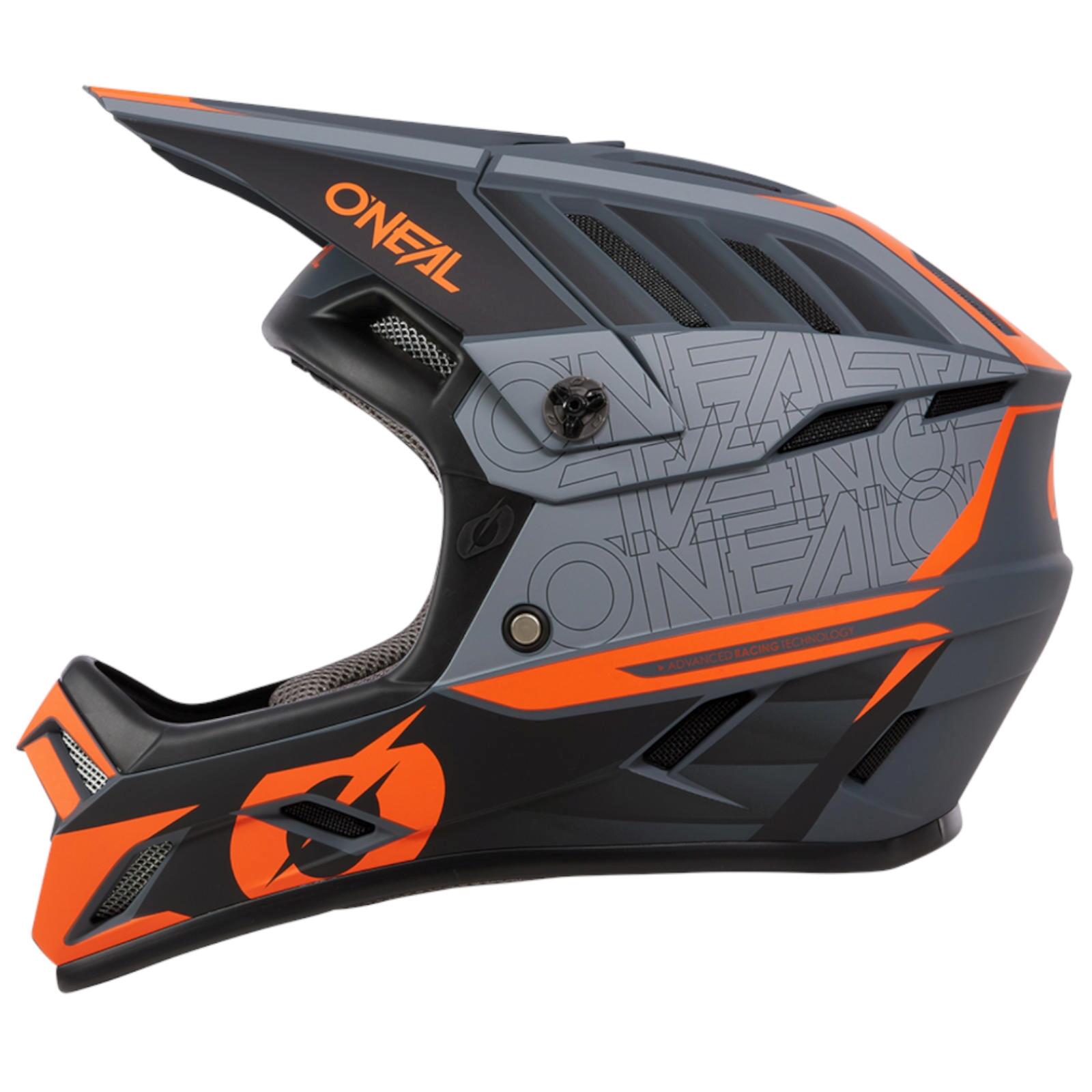 Capacete integral O'Neal Backflip Eclipse V24 Cinzento / Laranja 4/6