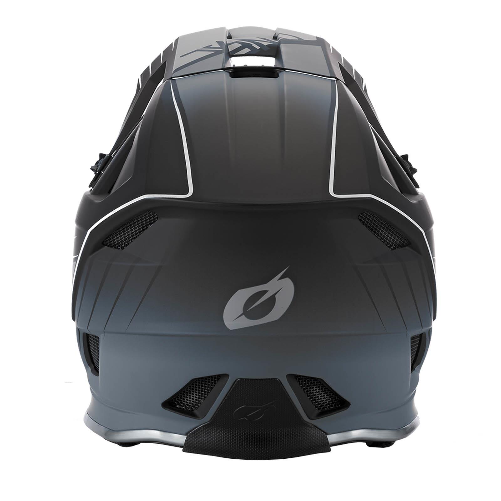 Capacete Full Face O'Neal BLADE Poliacrilita DELTA V.22 Preto / Cinza 3/4
