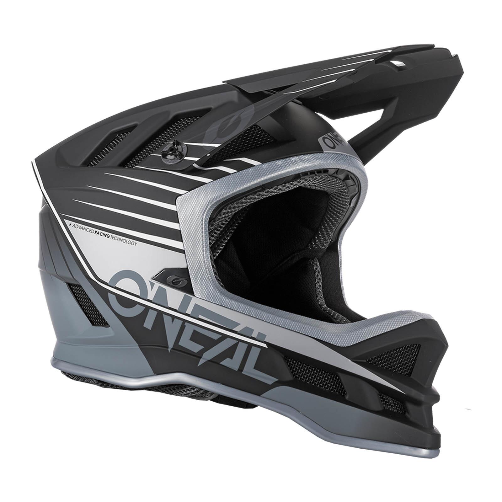 Capacete Full Face O'Neal BLADE Poliacrilita DELTA V.22 Preto / Cinza 2/4