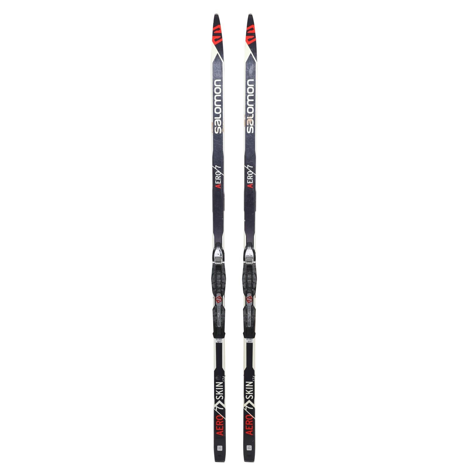 SECOND HAND - Sci Di Fondo Salomon Aero 7 Skin Usato + Attacchi Prolink / Nnn 2/4