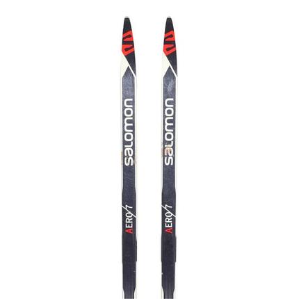 RECONDITIONNE - Ski De Fond Salomon Aero 7 Skin + Fixation Sns Profil